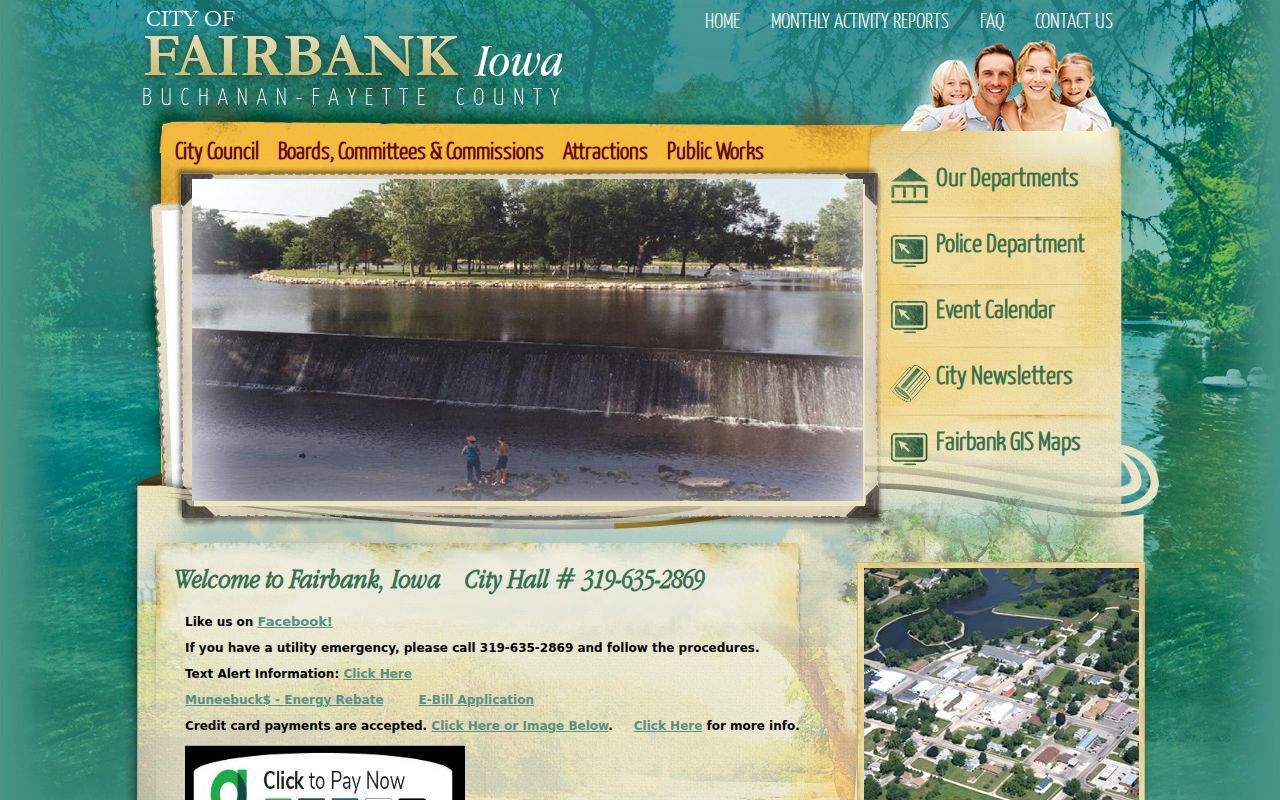 Buchanan County criminal records by city Fairbank official site