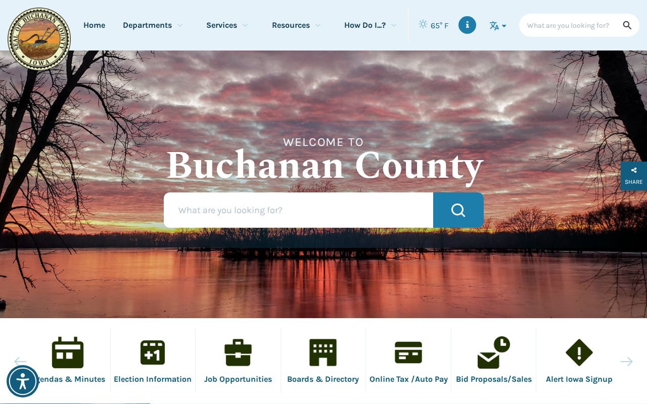 Buchanan County criminal records official county homepage