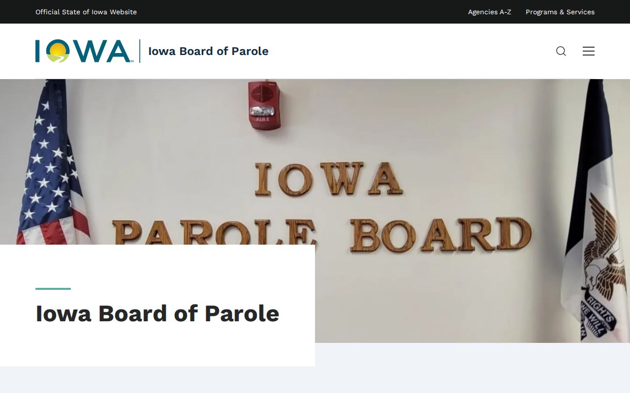 Buchanan County criminal parole records Iowa Board of Parole