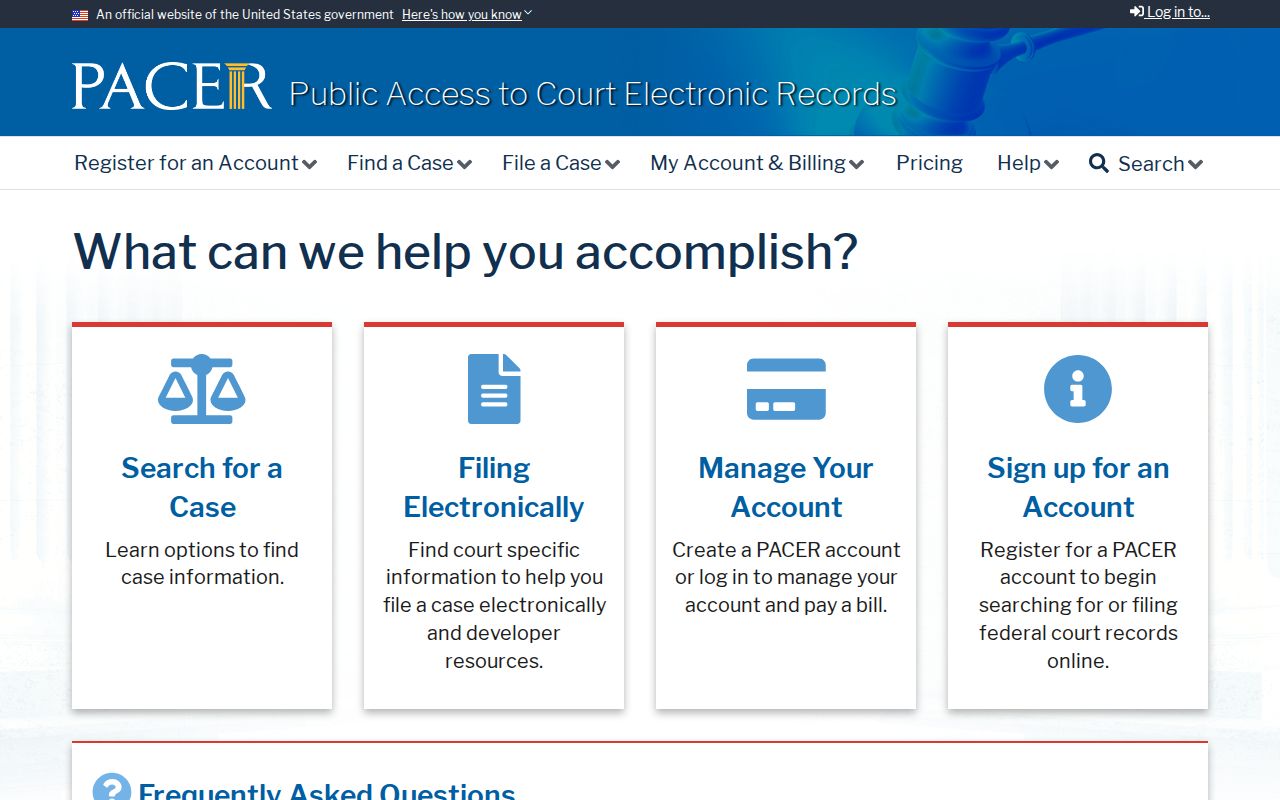 Buchanan County criminal court research through the federal PACER portal