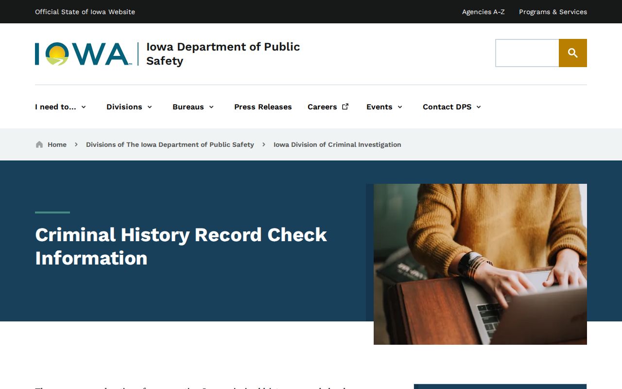 Iowa DCI source context for Buchanan County sex offender registry records